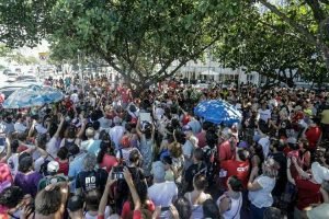 Protesto no Rio de Janeiro - 05/09/2016 foto da web