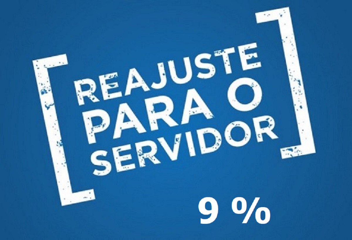 Secretaria de Gestão de Pessoas e o “reajuste salarial de 9,0% sobre a  atual remuneração total”.