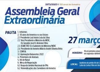 AGE do ASMETRO-SI. 50 anos: “O Futuro de Inmetro e o Seu Futuro no Inmetro”